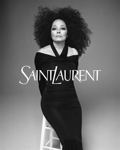 diana ross and yves saint laurent|Diana Ross commercial.